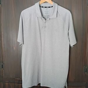 Hurley Men's Performance Polo Silver-Gray Size Large
